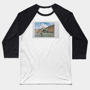 Campo De' Fiori, Piazza Navona, Roma, Italia Instant Photo Baseball T-Shirt